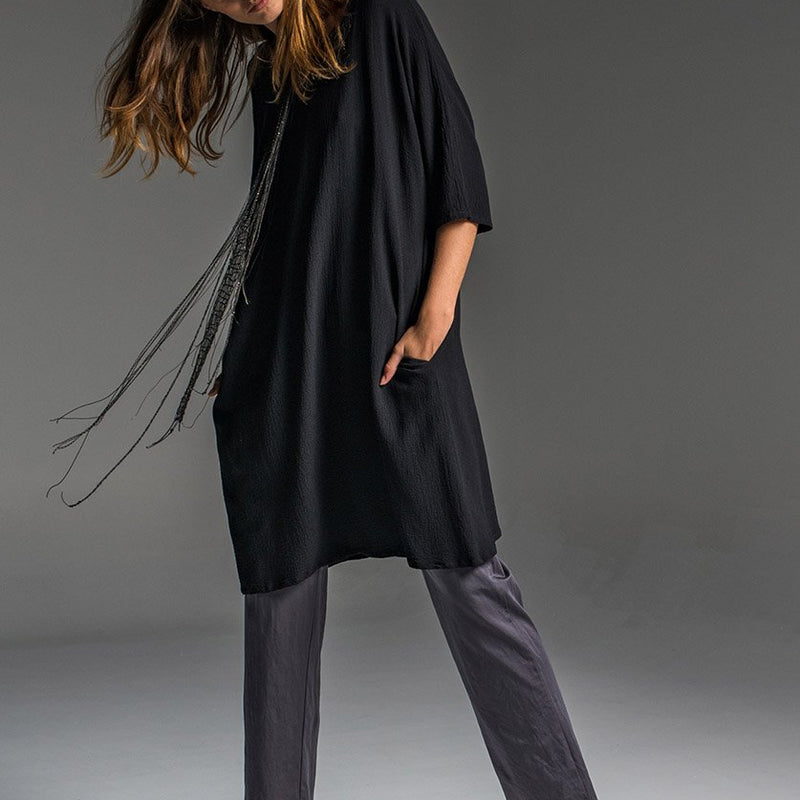 The Avril Dress... New style, new way to use Viscose crepe.