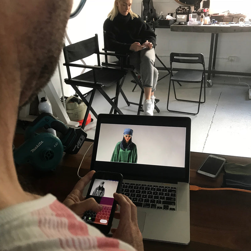 Behind the Scenes of the photo shoot for the Bestowed Pre-Summer