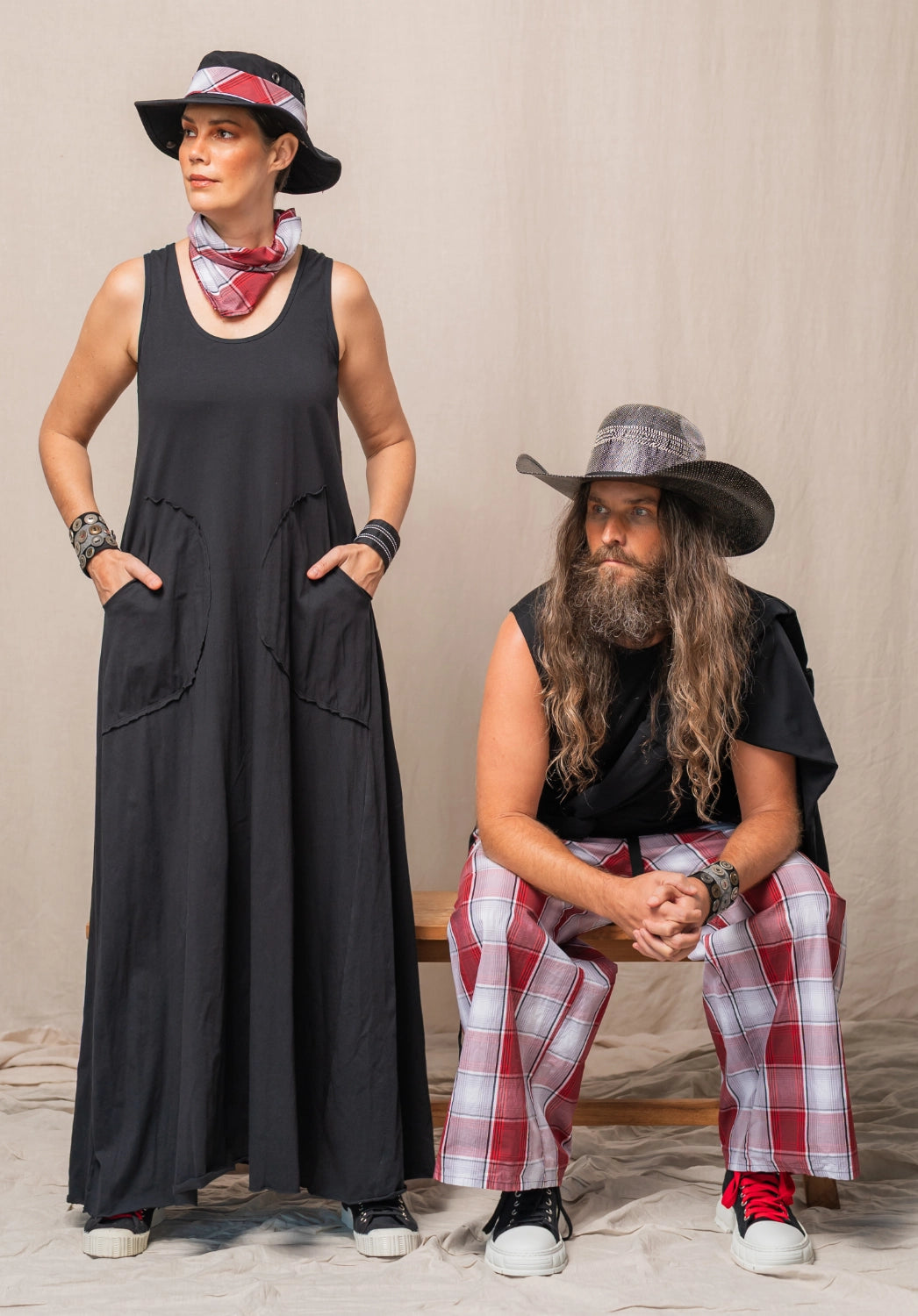 Abby maxi dress black | Organic Cotton Dresses