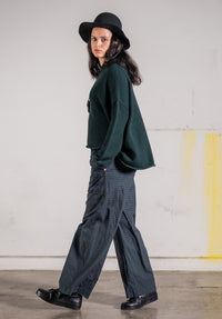 Luna Gallery - Roll Neck Merino Jumper - Fir