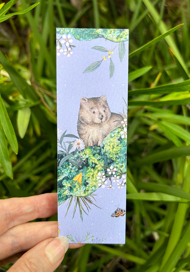 Whimsical Wombat Bookmark