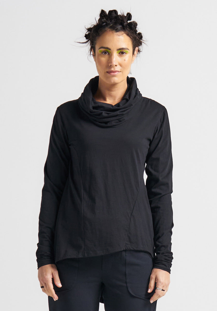 sustainable fashion designer, womens black tees online