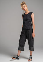 ladies cotton pants, organic black pant, womenswear online australia
