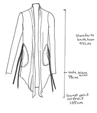 Elixir Cardi Spirulina merino wool