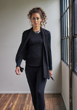 shop sustainable styles, ethically made clothing, bamboo black top