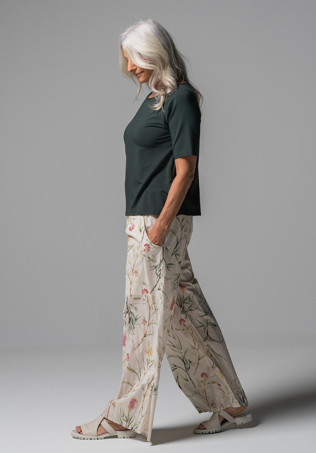 wide leg pants, womens designer clothing, cotton clothes