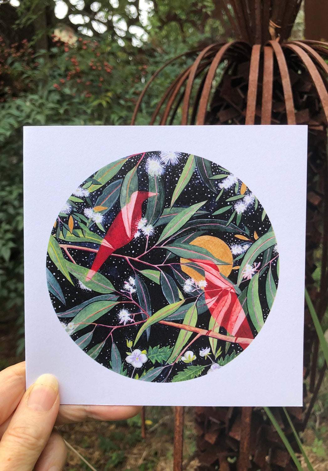 recycled paper greeting cards, brisbane artist