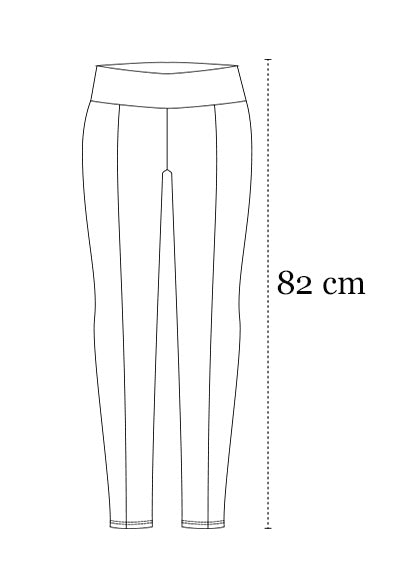 Lanky 7/8 legging storm bamboo