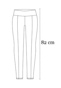 Lanky 7/8 legging storm bamboo