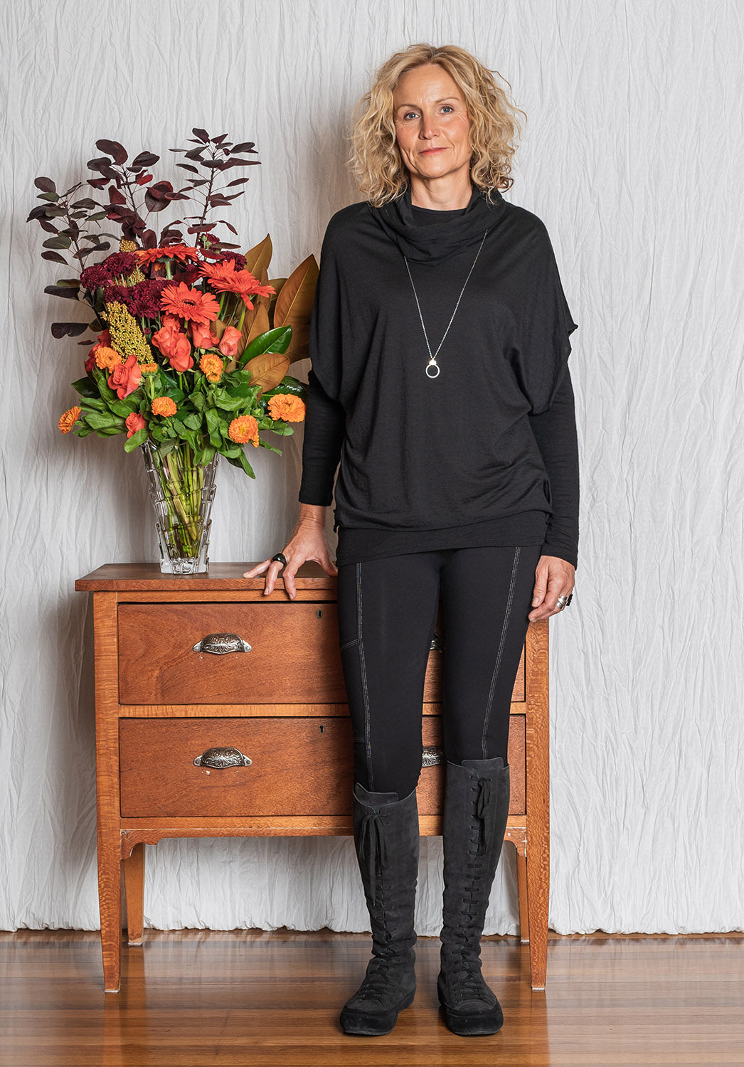 merino wool top, australian fashion designer