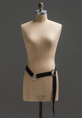 Handmade belts and scarves made at the RANT studio