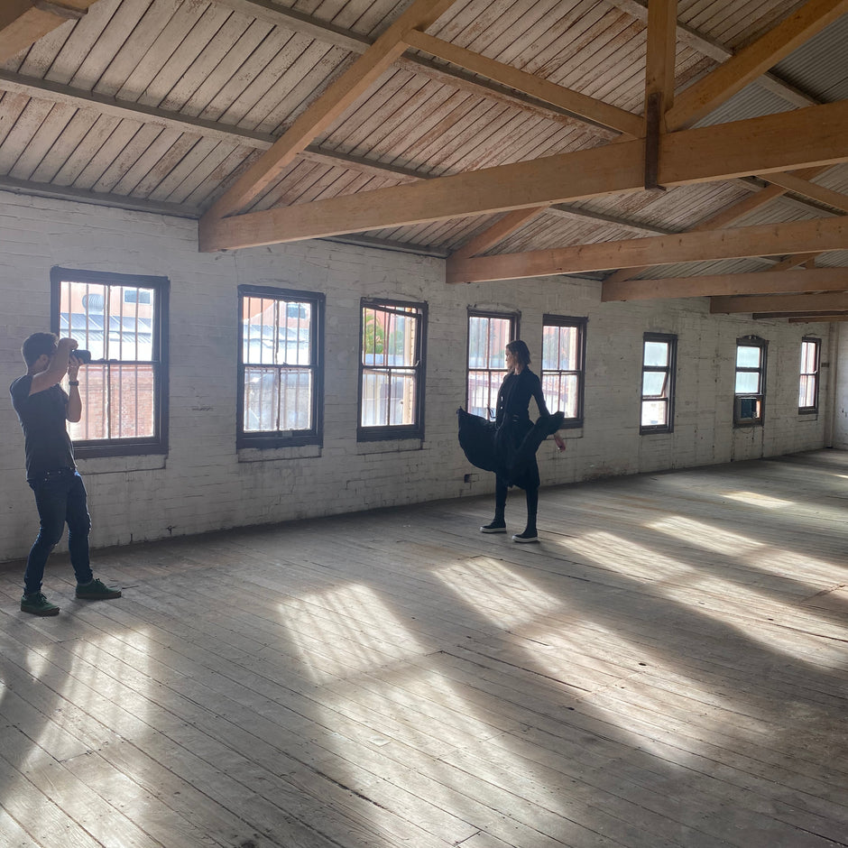 fashion photoshoot, australian fashion designer, sustainable fashion designer, behind the scenes