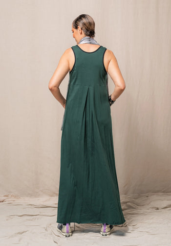 Abby maxi dress juniper organic cotton