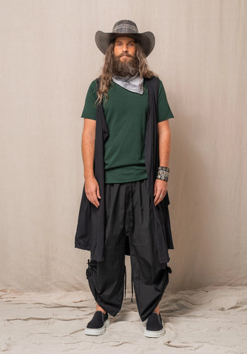 Ada pant black supima cotton