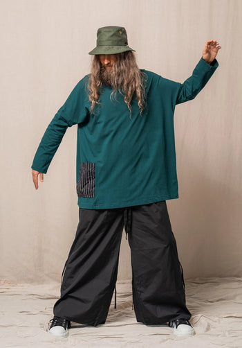 Ada pant black supima cotton