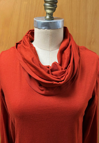 Almeda top burnt orange