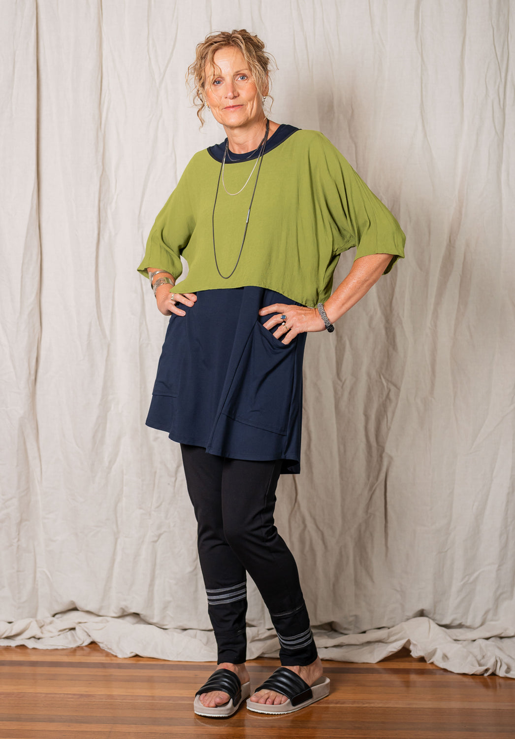 Benita knit pants black bamboo