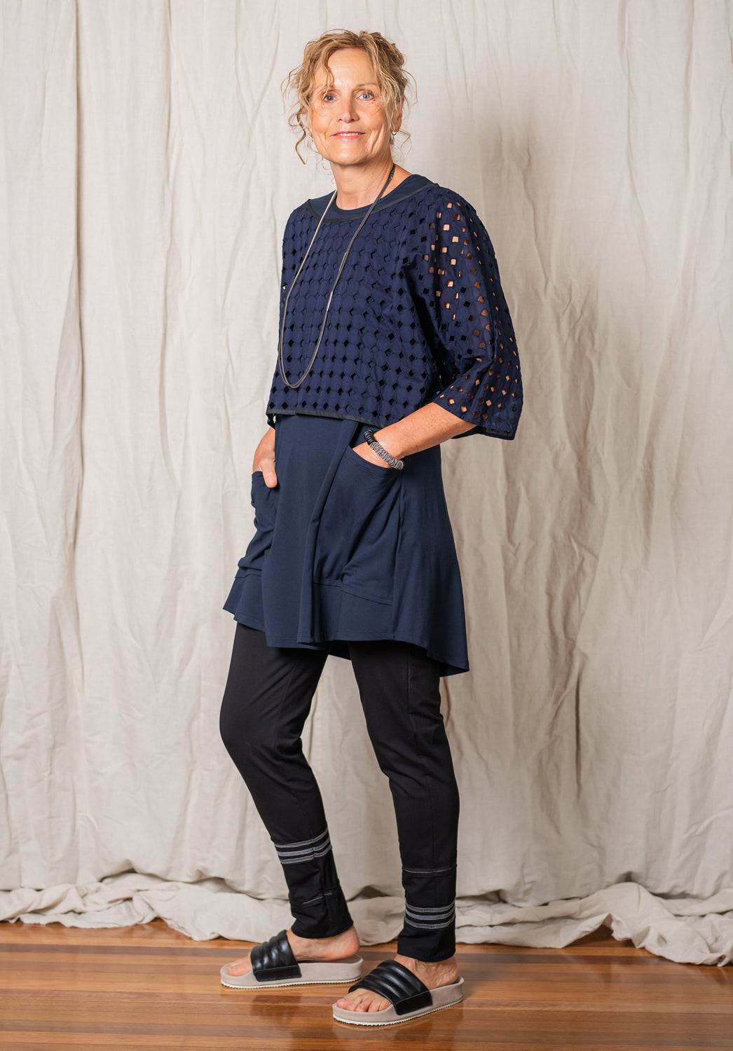 Benita knit pants black bamboo