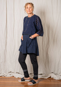 Benita knit pants black bamboo