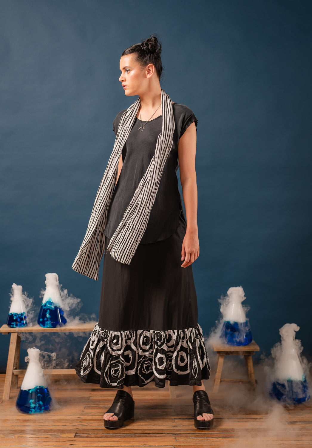 black summer skirt designed for australian women 