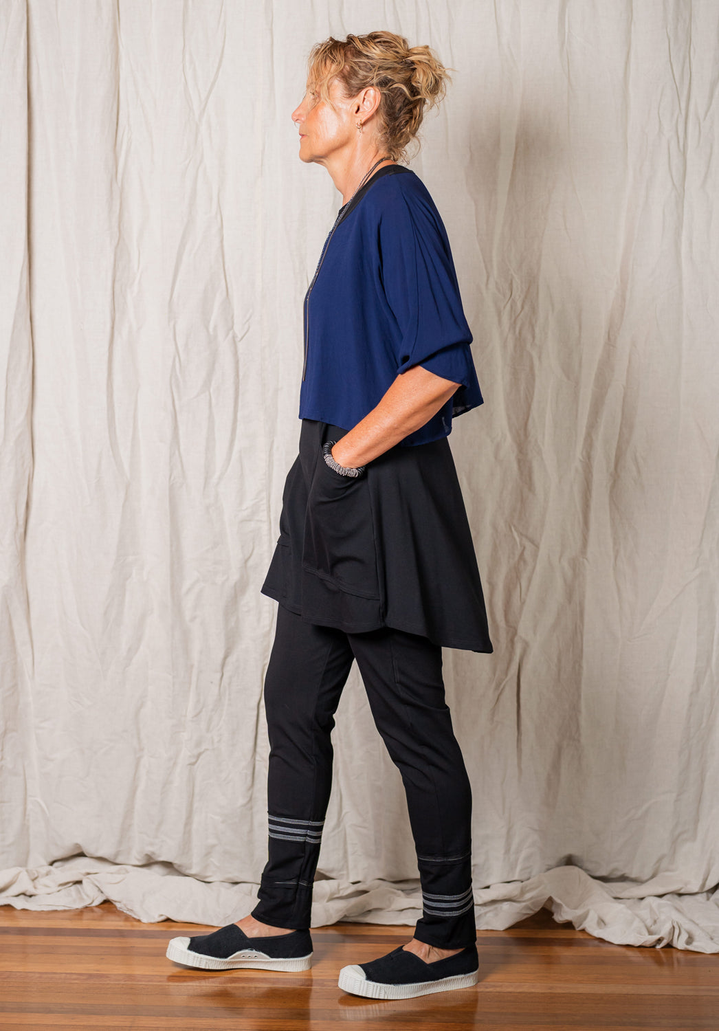 Benita knit pants black bamboo