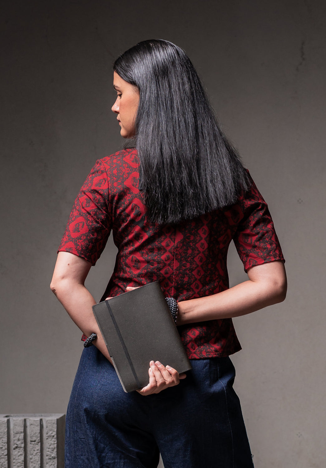 A5 Eco Leather Journal - Natural Black - Blank