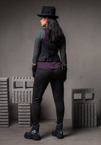 Wool Nellie pant black