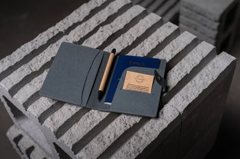 Eco Denim Passport Wallet