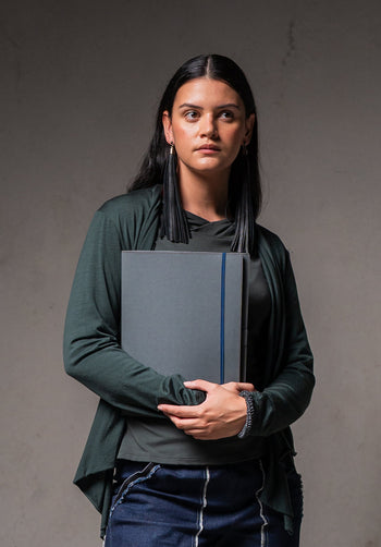 A4 Eco Denim Journal - Blank