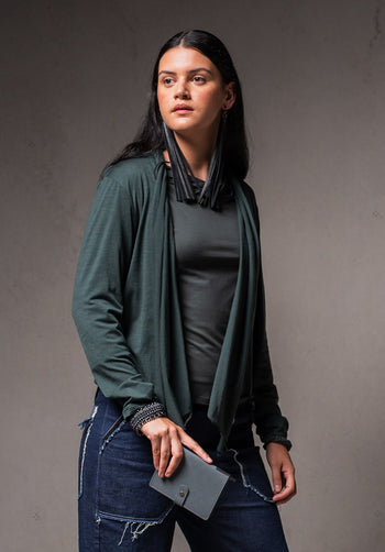 Eco Denim Passport Wallet