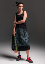 Dixie Skirt Bloom Print Green