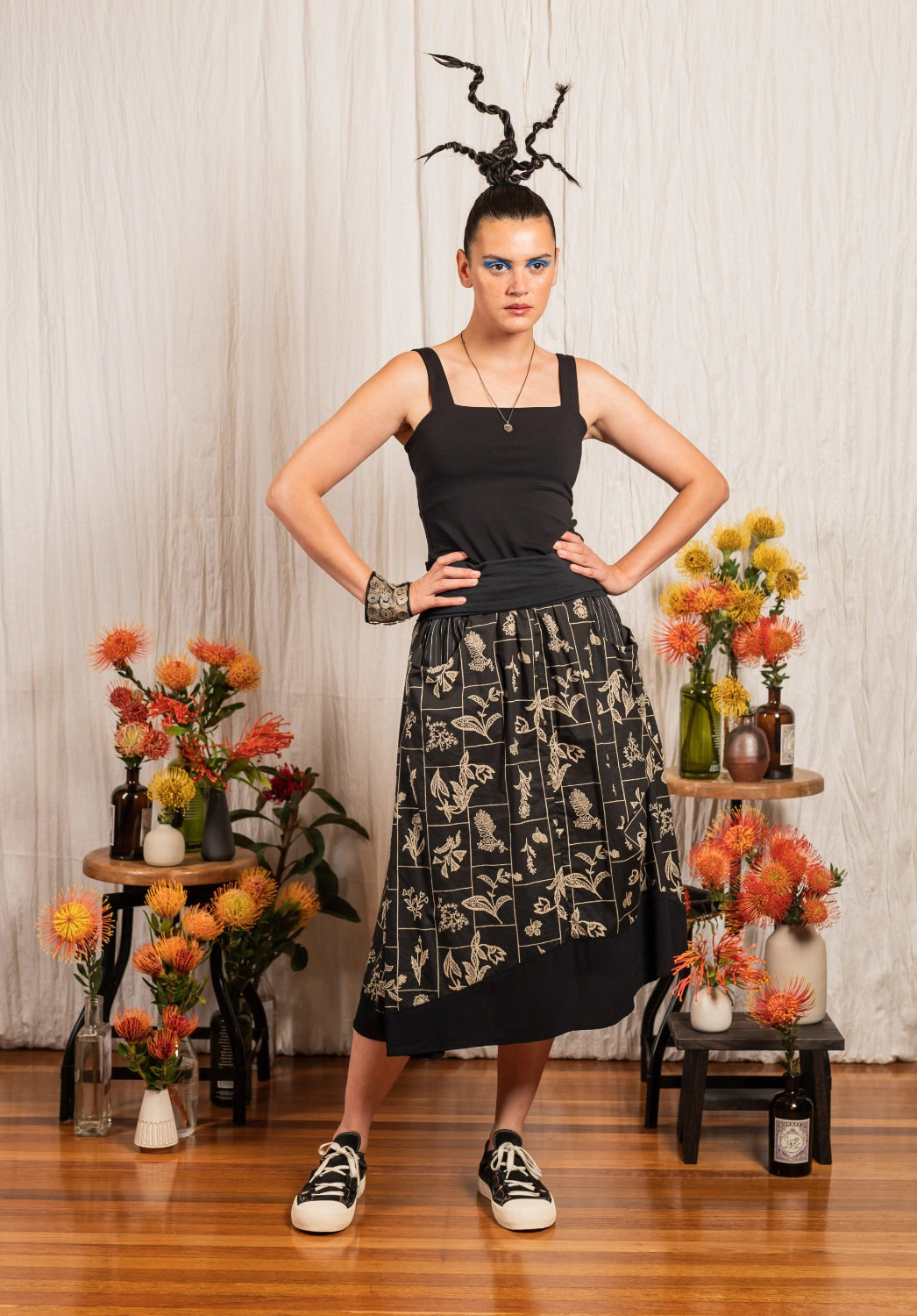 Dixie Skirt Stitched Print