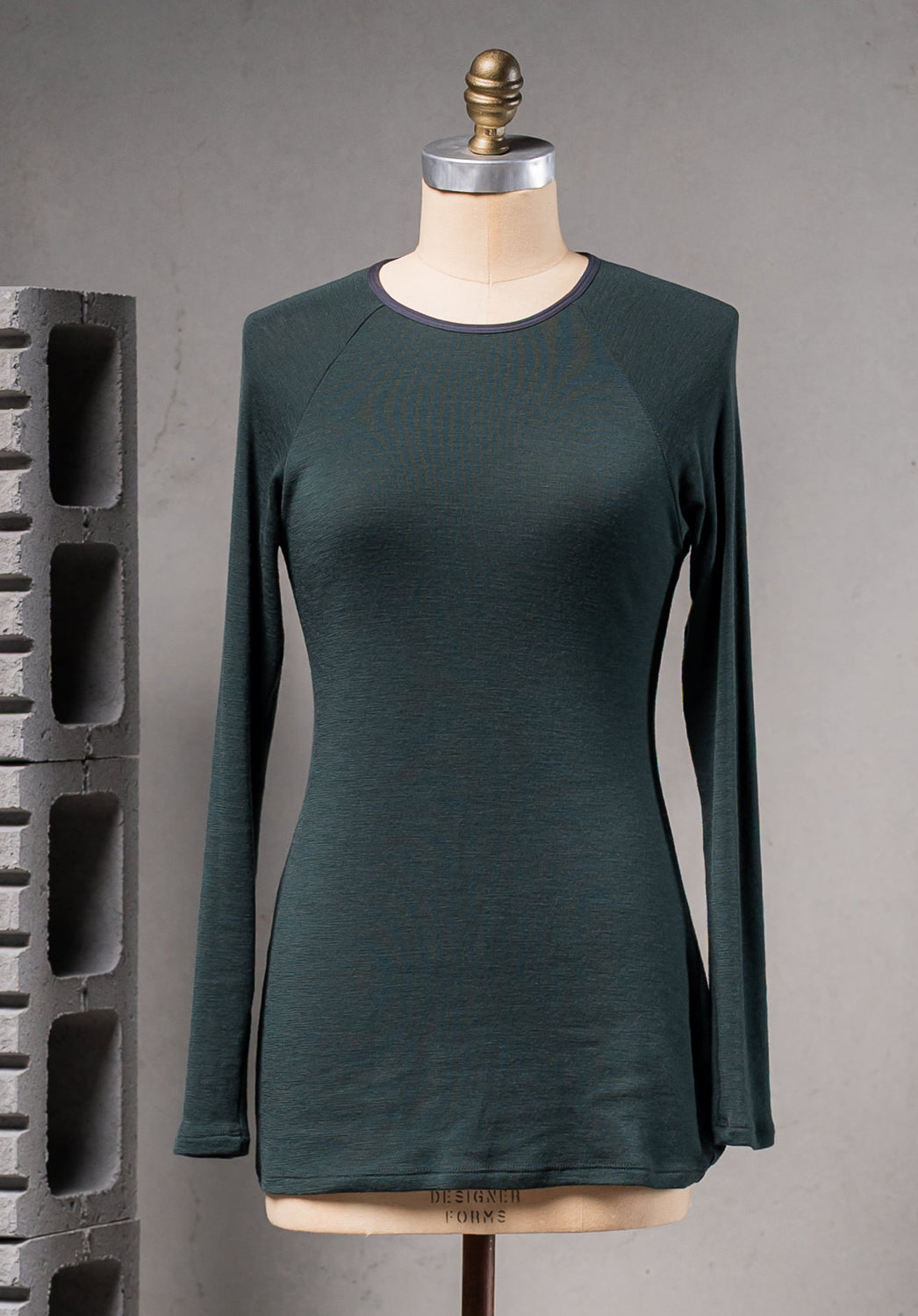 Cuddle top Spirulina merino | travel clothes for women, woolen tops