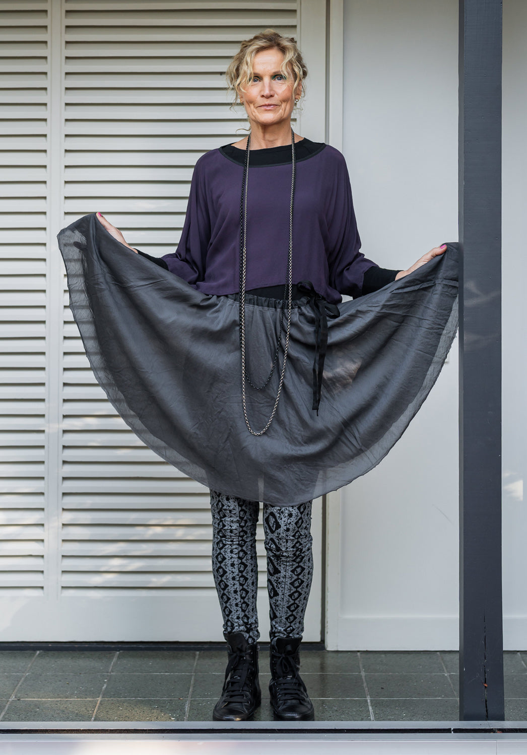 silk skirt black, womens designer clothes australia