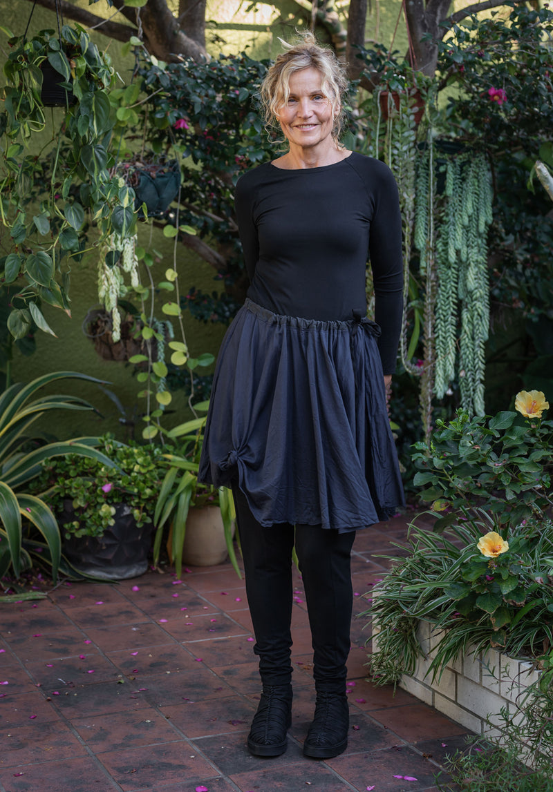 navy silk skirt online, womens fashion australian made