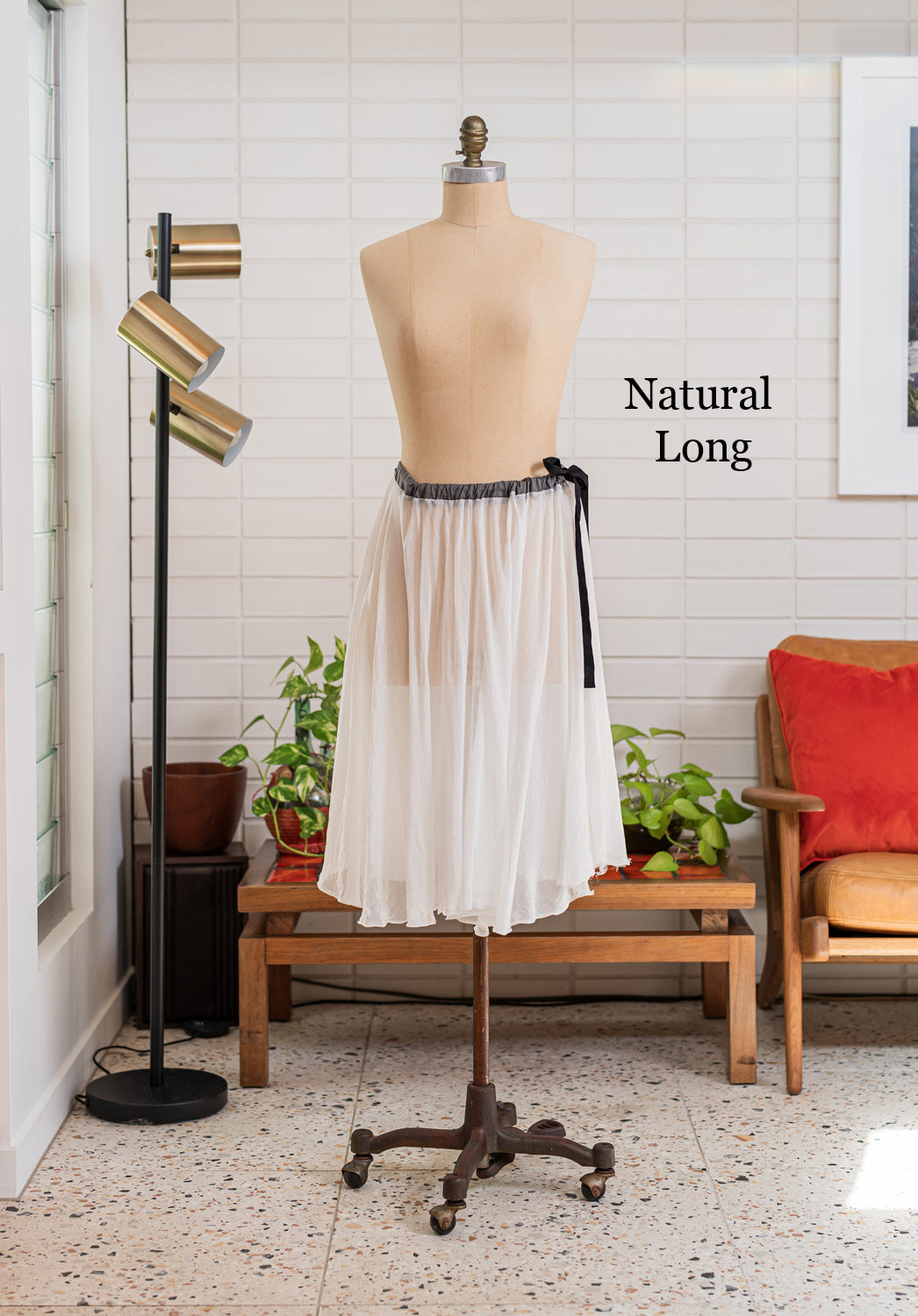 silk skirt, made in Australia