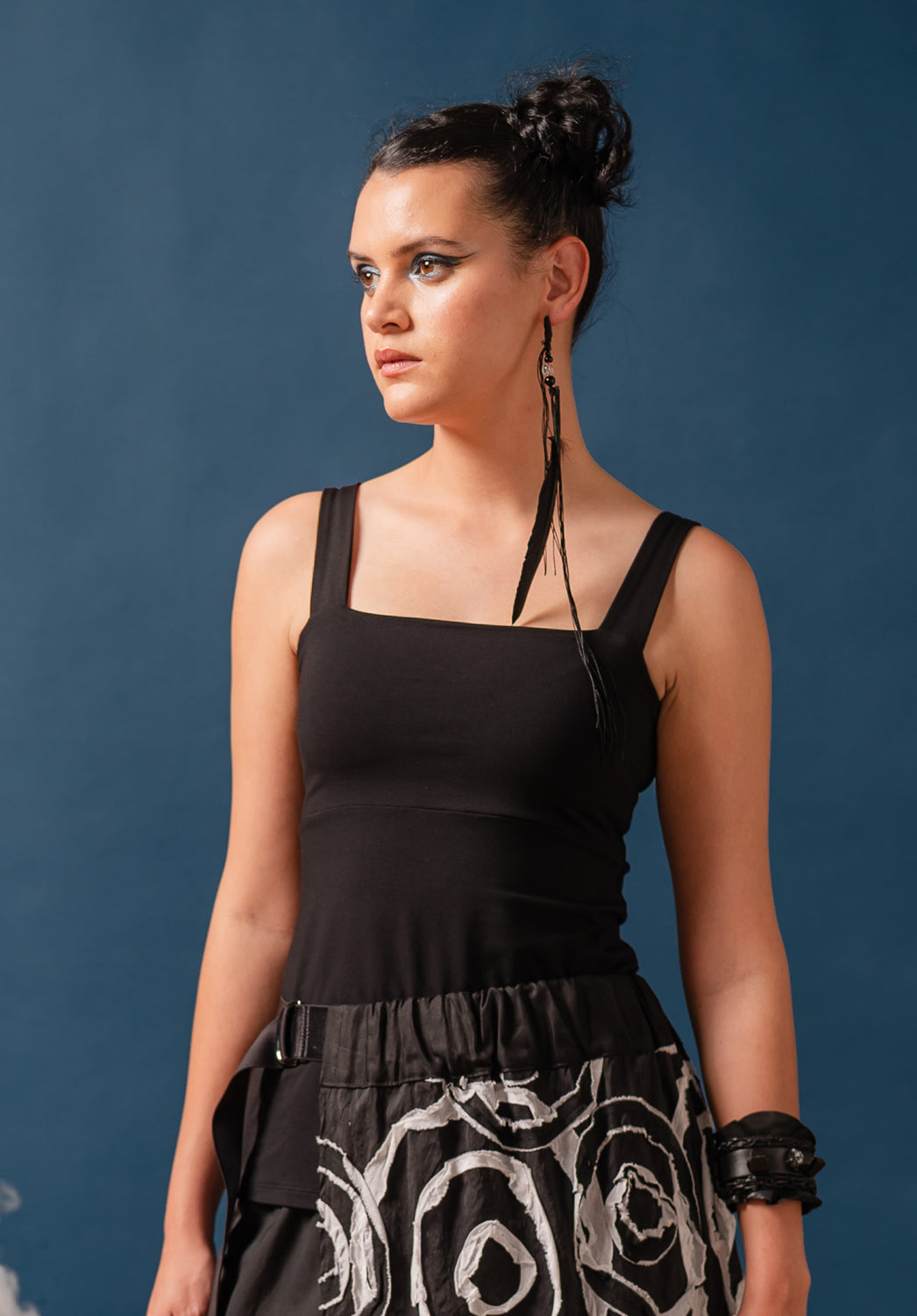 Eternal top black bamboo