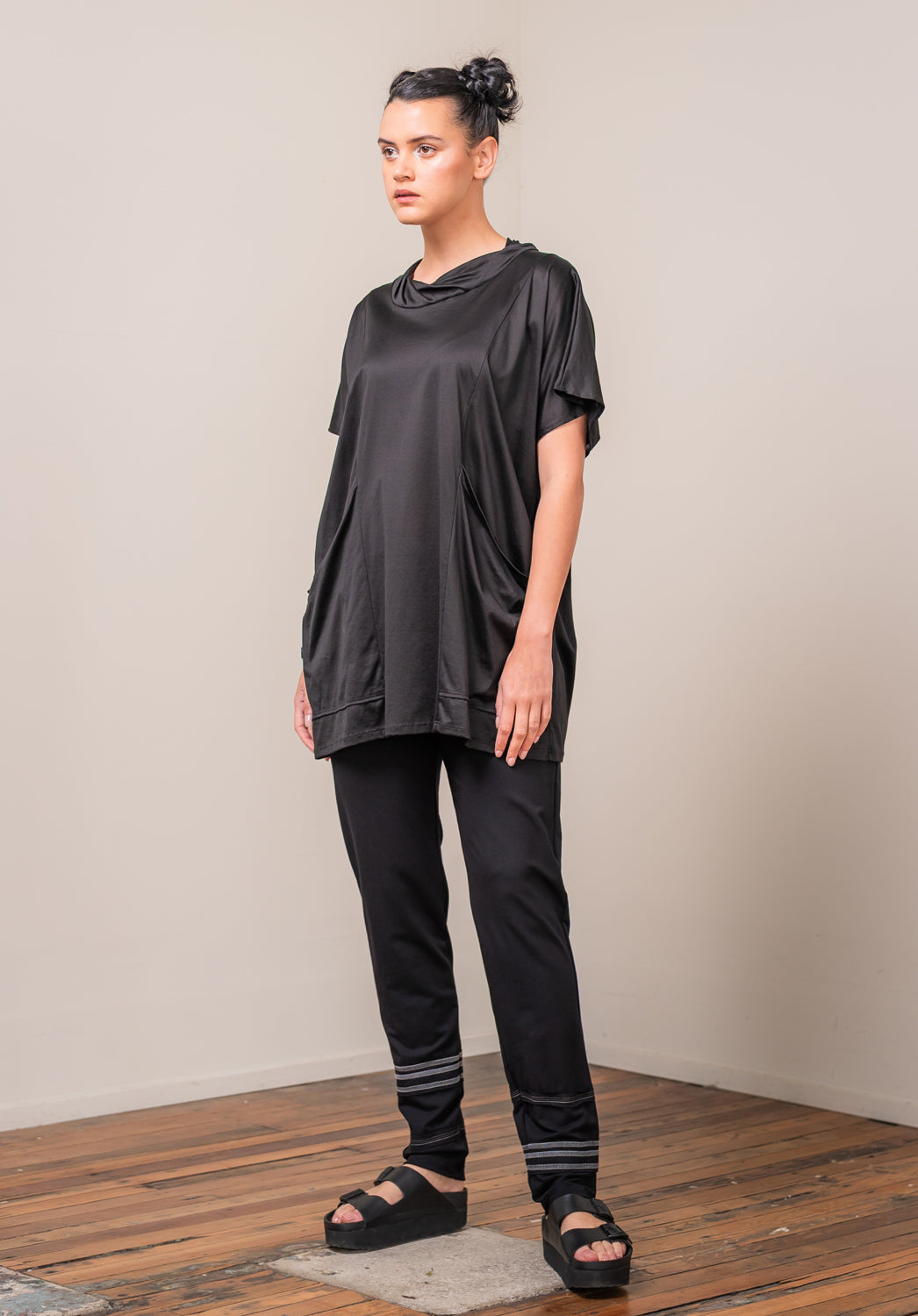 Benita knit pants black bamboo