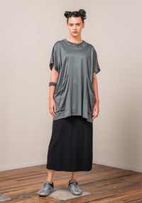 Thea skirt black bamboo