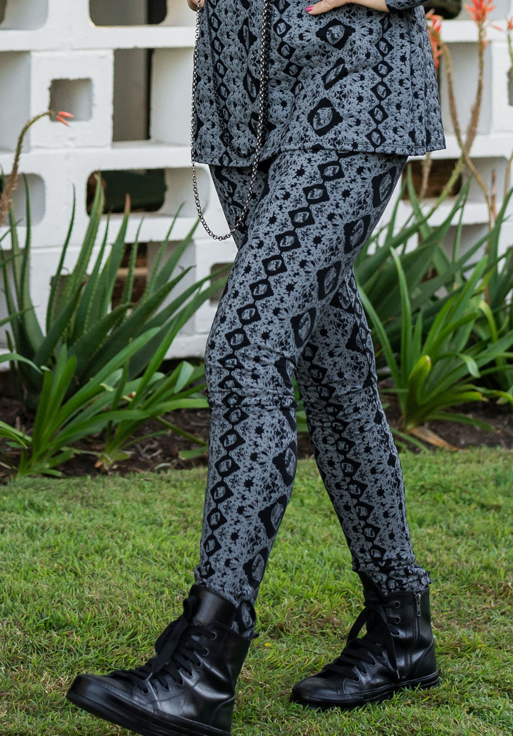 Lanky leggings printed Australian fashion boutique, designer pants