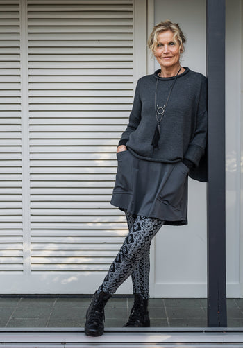 Nancy dress storm bamboo