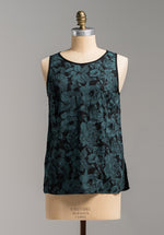 floral japanese print, sustainable fashion online, cotton tops australian made