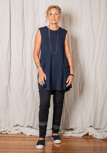 Benita knit pants black bamboo