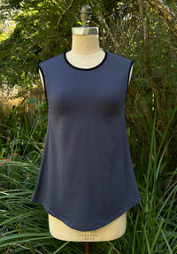 Nancy top charcoal bamboo