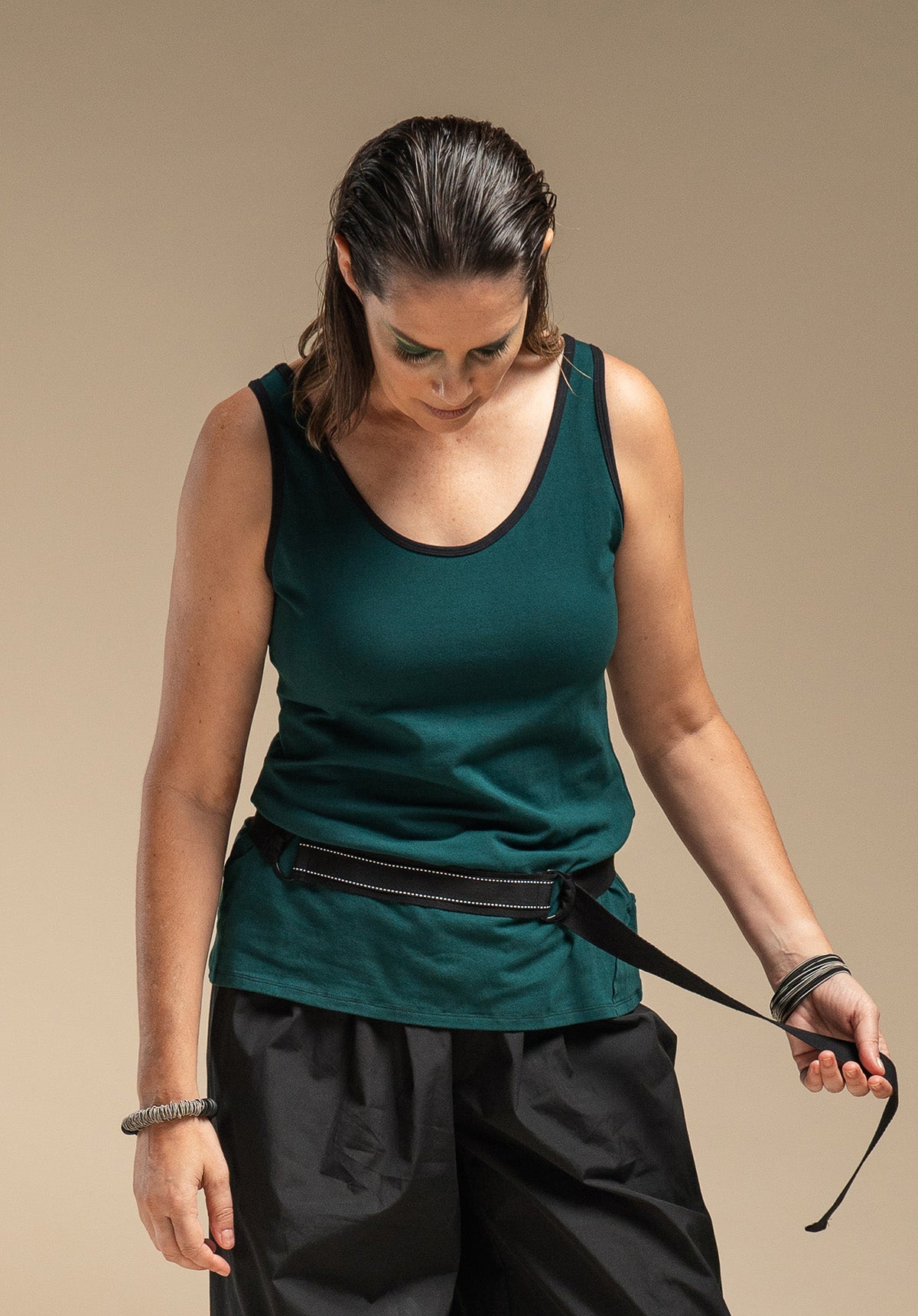 womens cotton singlet, Australian made clothes