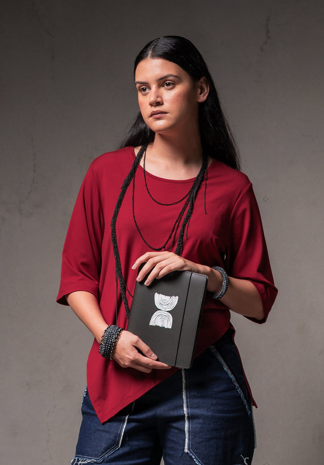 A5 Duality Journal - Lucy Simpson Collaboration - Natural Black