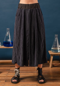 australian made ink japanese cupro womens wide leg pants