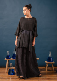 womens black pants 100% australian made japanese fabric