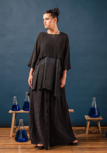 womens black pants 100% australian made japanese fabric