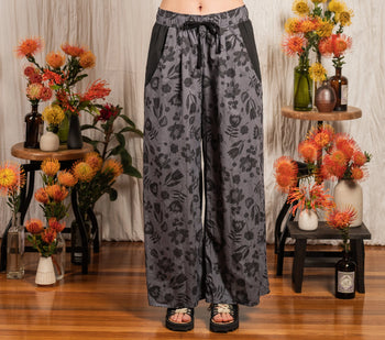 Sprig Pants Scribble Print